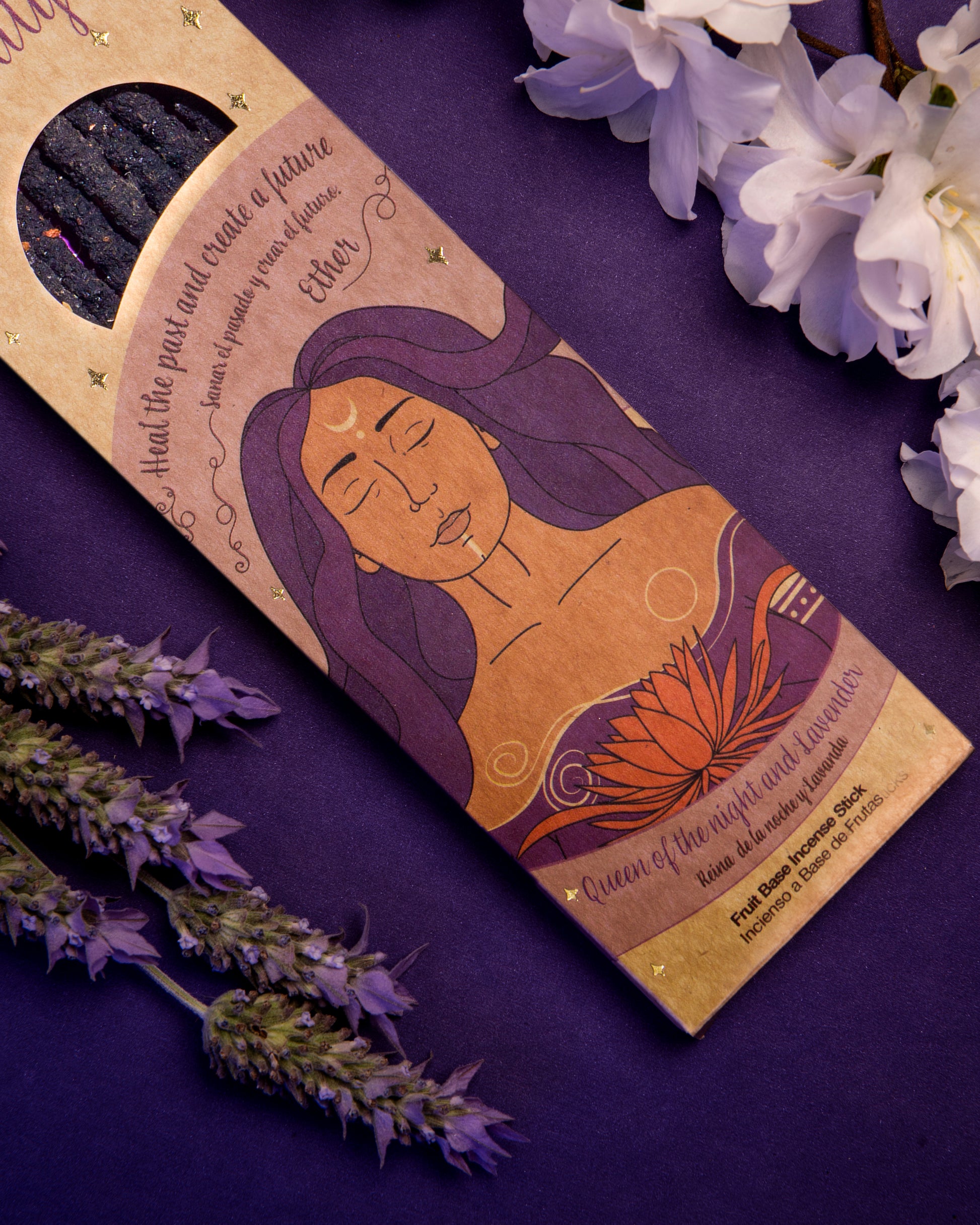 Sagrada Madre Claridad Räucherstäbchen – Lavendel und Queen of the Night für Klarheit und geistige Reinigung