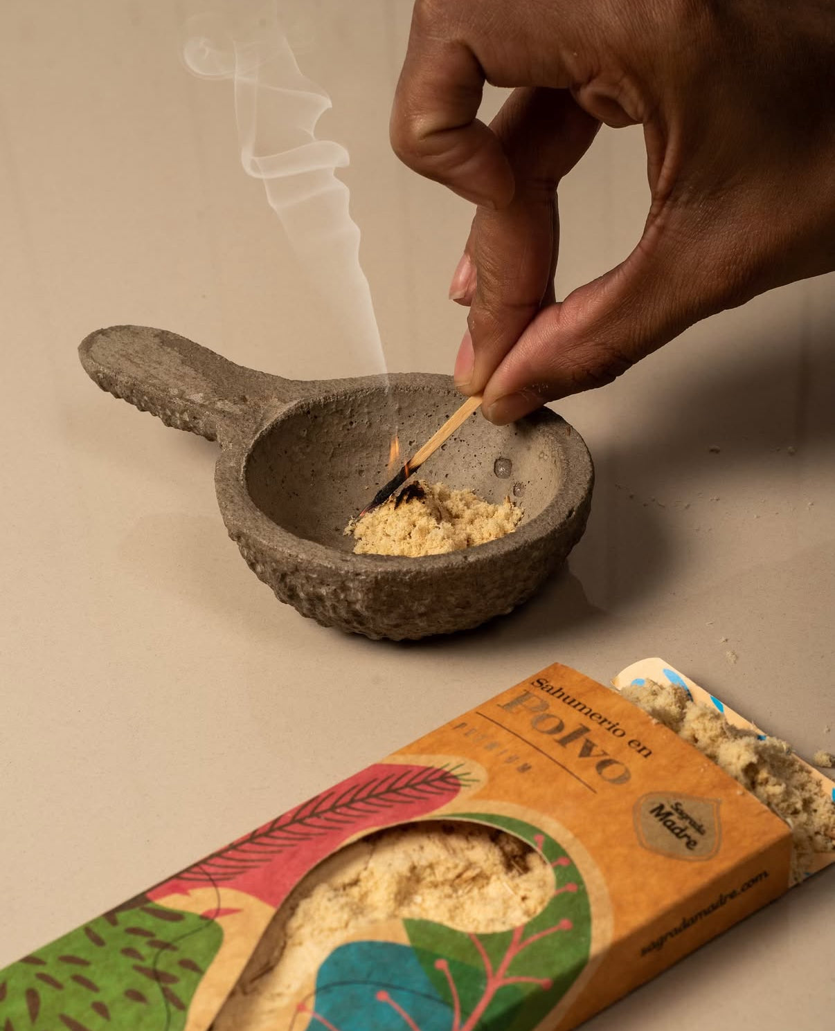 Detailaufnahme – heilige Mischung aus sieben Kräften