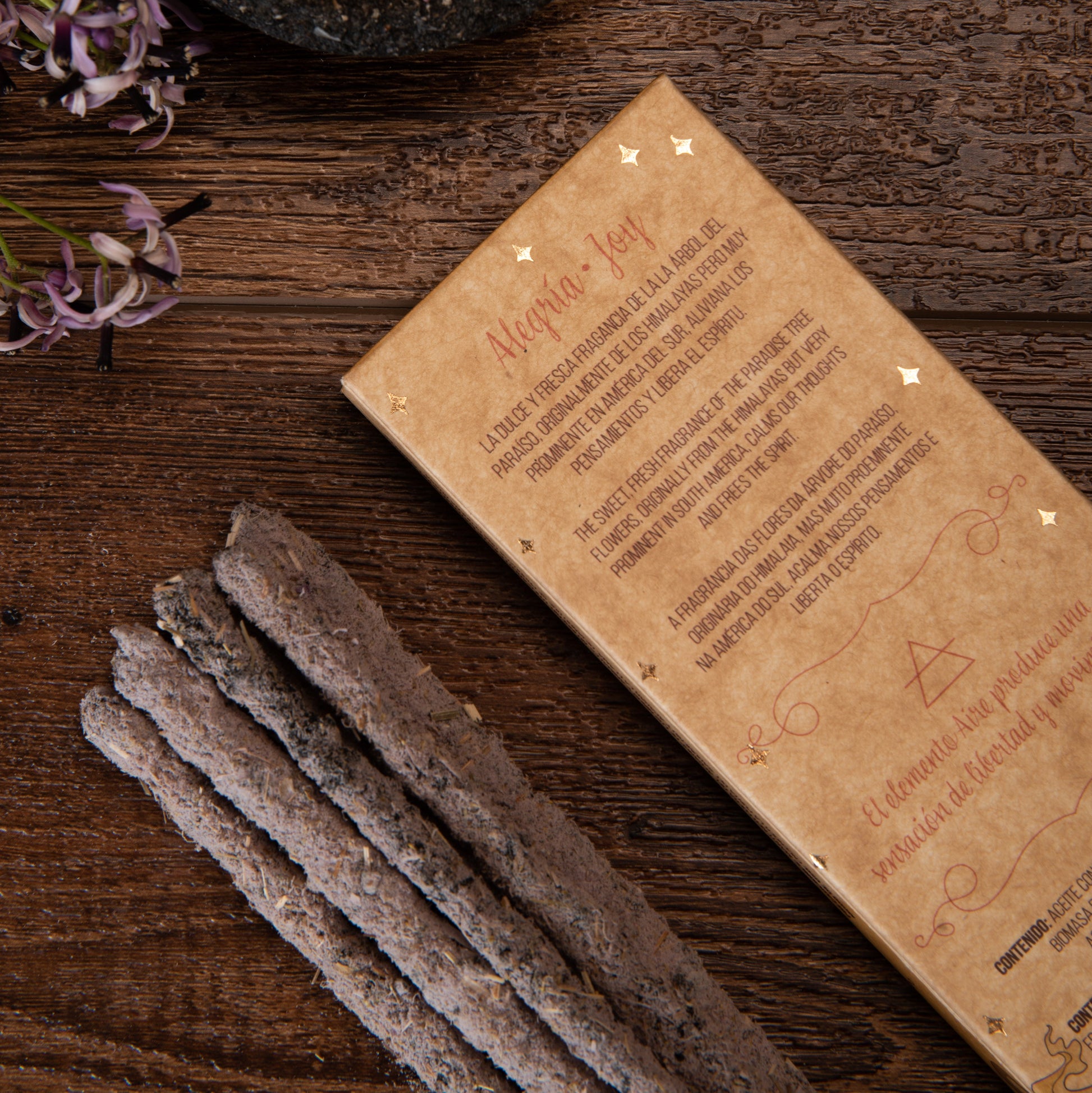 Sagrada Madre Joy Räucherstäbchen – Chinaberry Flower für Freude, Leichtigkeit und innere Befreiung