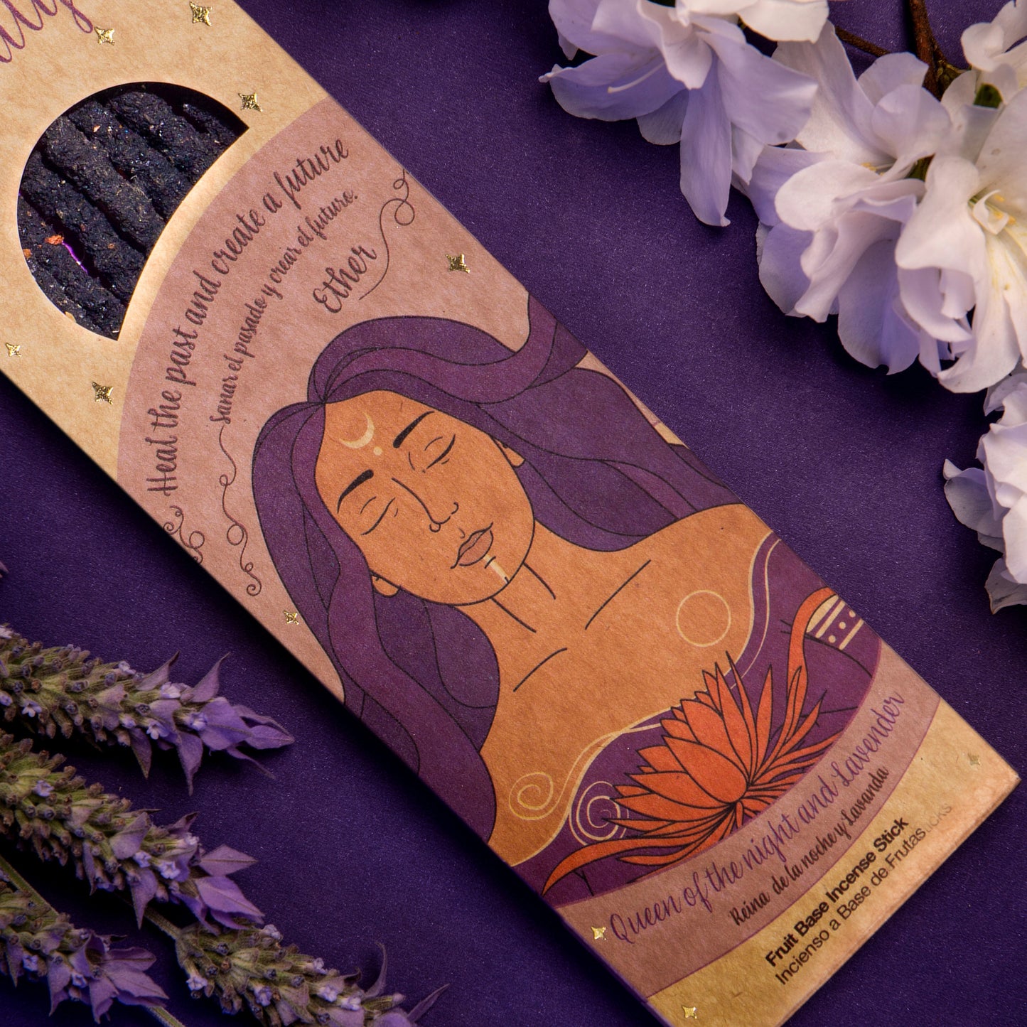 Sagrada Madre Claridad Räucherstäbchen – Lavendel und Queen of the Night für Klarheit und geistige Reinigung